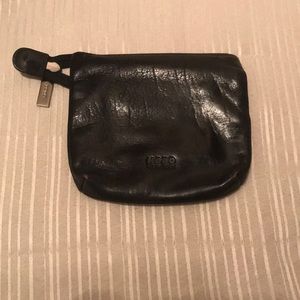 Hobo Black Leather Pouch - Change Purse